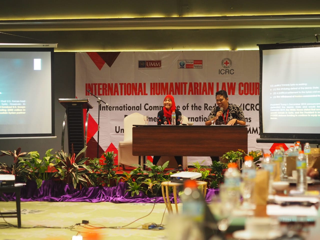 Bidang Hukum Internasional FH Untirta Hadiri International Humanitarian Law Course 2019