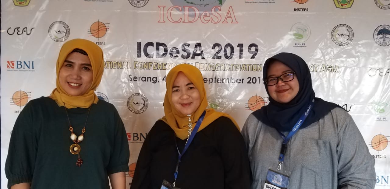 FH Untirta Mengikuti Acara International Conference ICDeSA 2019