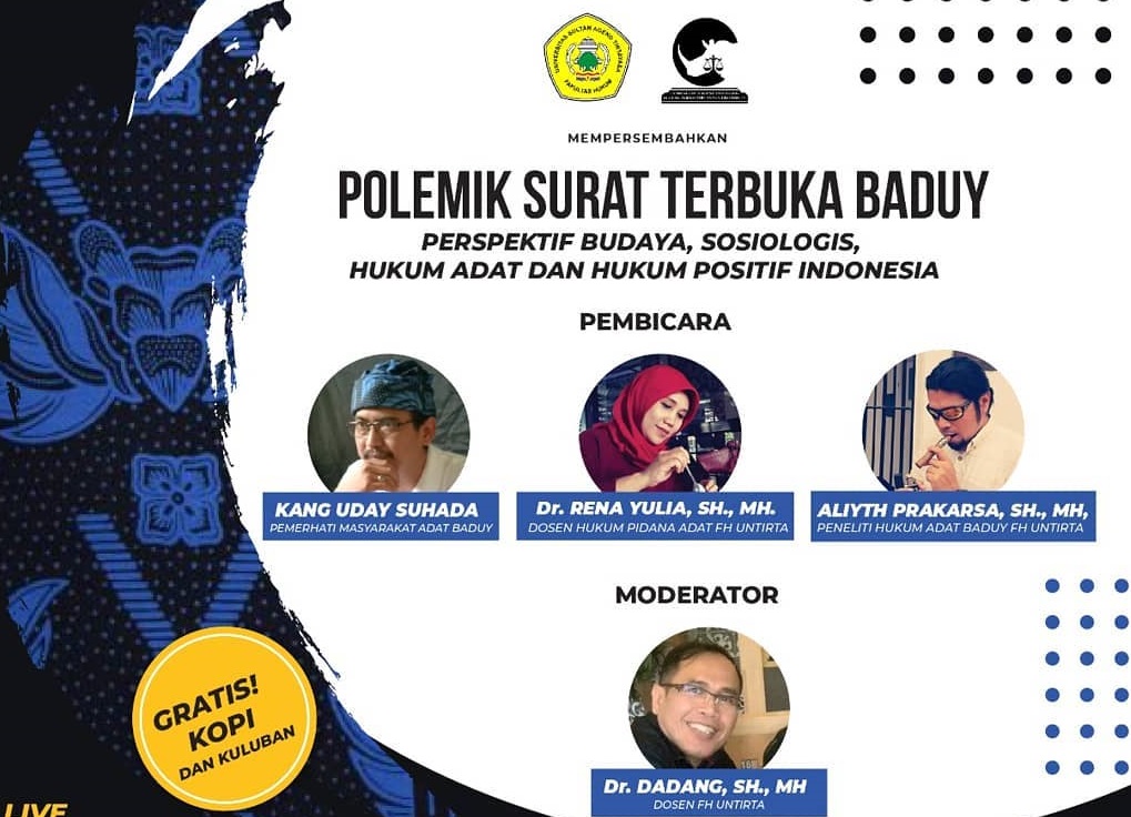 POLEMIK SURAT TERBUKA BADUY (Perspektif Budaya, Sosiologis, Hukum Adat dan Hukum Positif Indonesia)