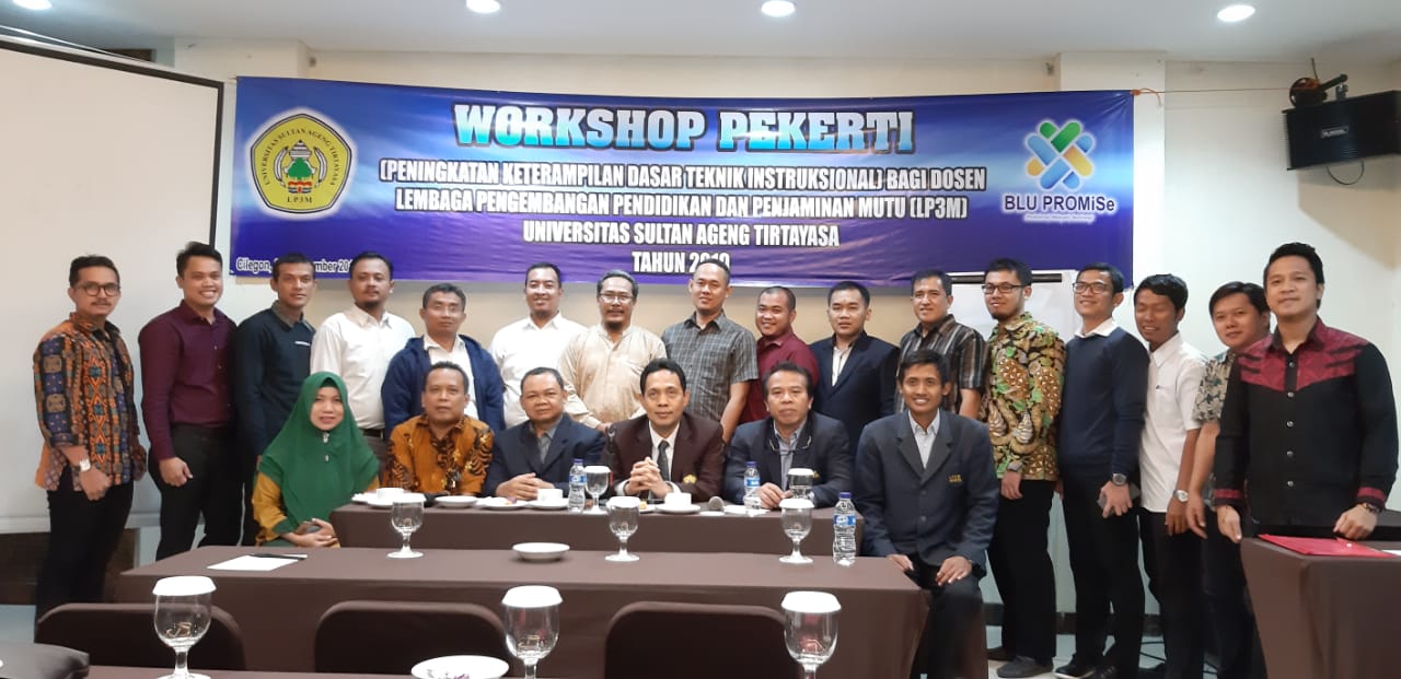 FH Untirta Mengikuti Workshop Peningkatan Keterampilan Dasar Teknik Instruksional (Pekerti 2019)