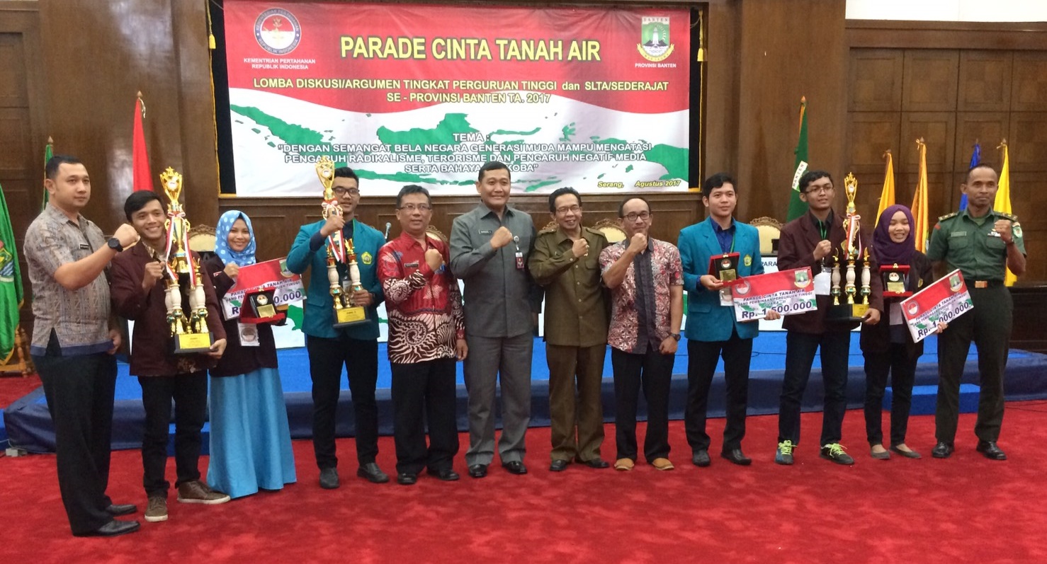 Mahasiswa Fakultas Hukum Untirta Juarai Lomba Diskusi/Argumen Tingkat Perguruan Tinggi se-Banten