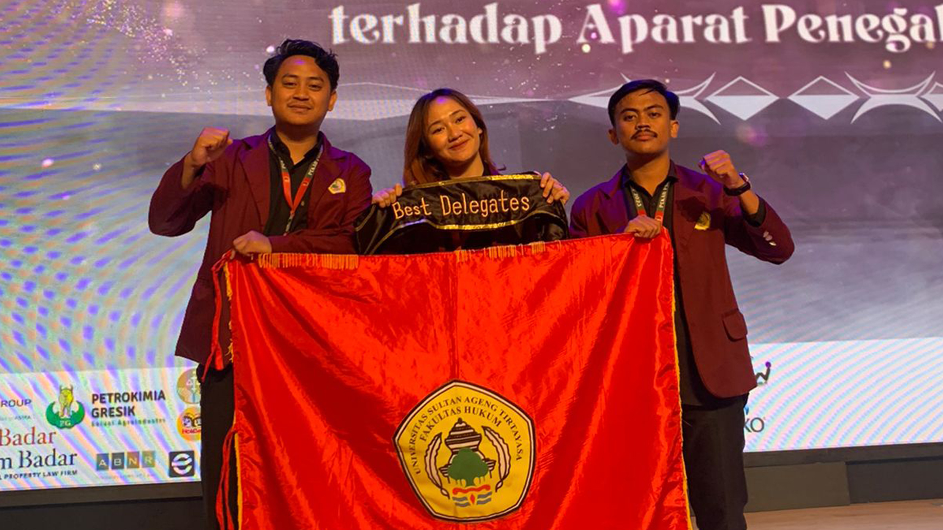 Mahasiswa FH Untirta meraih Best Delegate dalam Pekan Progresif yang diselenggarakan oleh Universitas Diponegoro