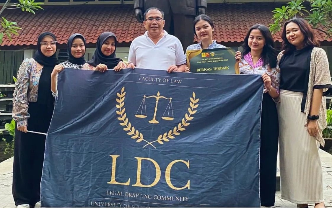 Tim LDC (Legal Drafting Community) FH Untirta Meraih Predikat Berkas Terbaik dalam Kompetisi Legisative Drafting