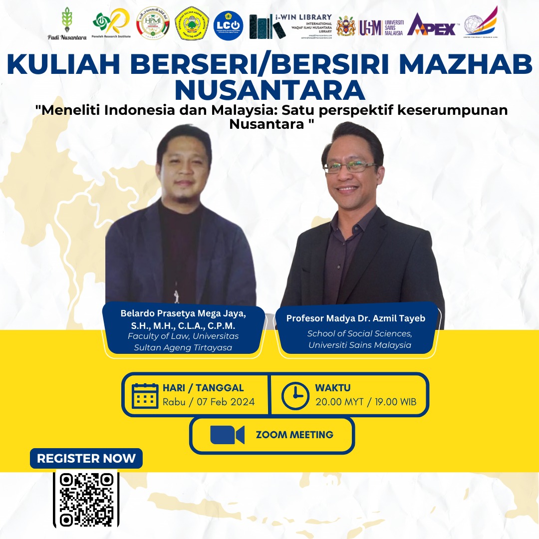 Informasi Undangan Kuliah Berseri/ Bersiri Mazhab Nusantara/ _Nusantara School of Thought Lecture Series