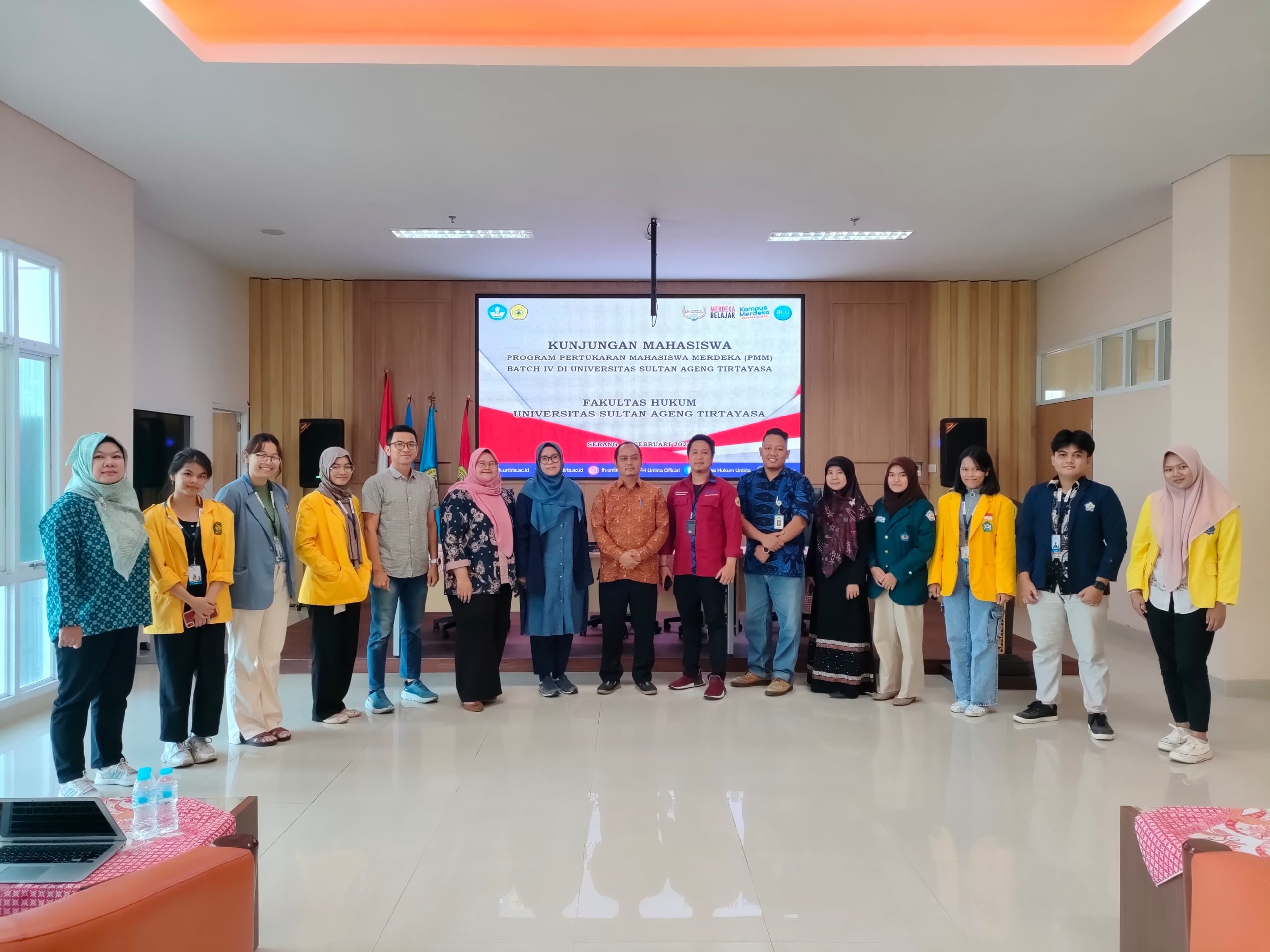 Kunjungan Mahasiswa Program Pertukaran Mahasiswa Merdeka (PMM) Batch IV Di Universitas Sultan Ageng Tirtayasa