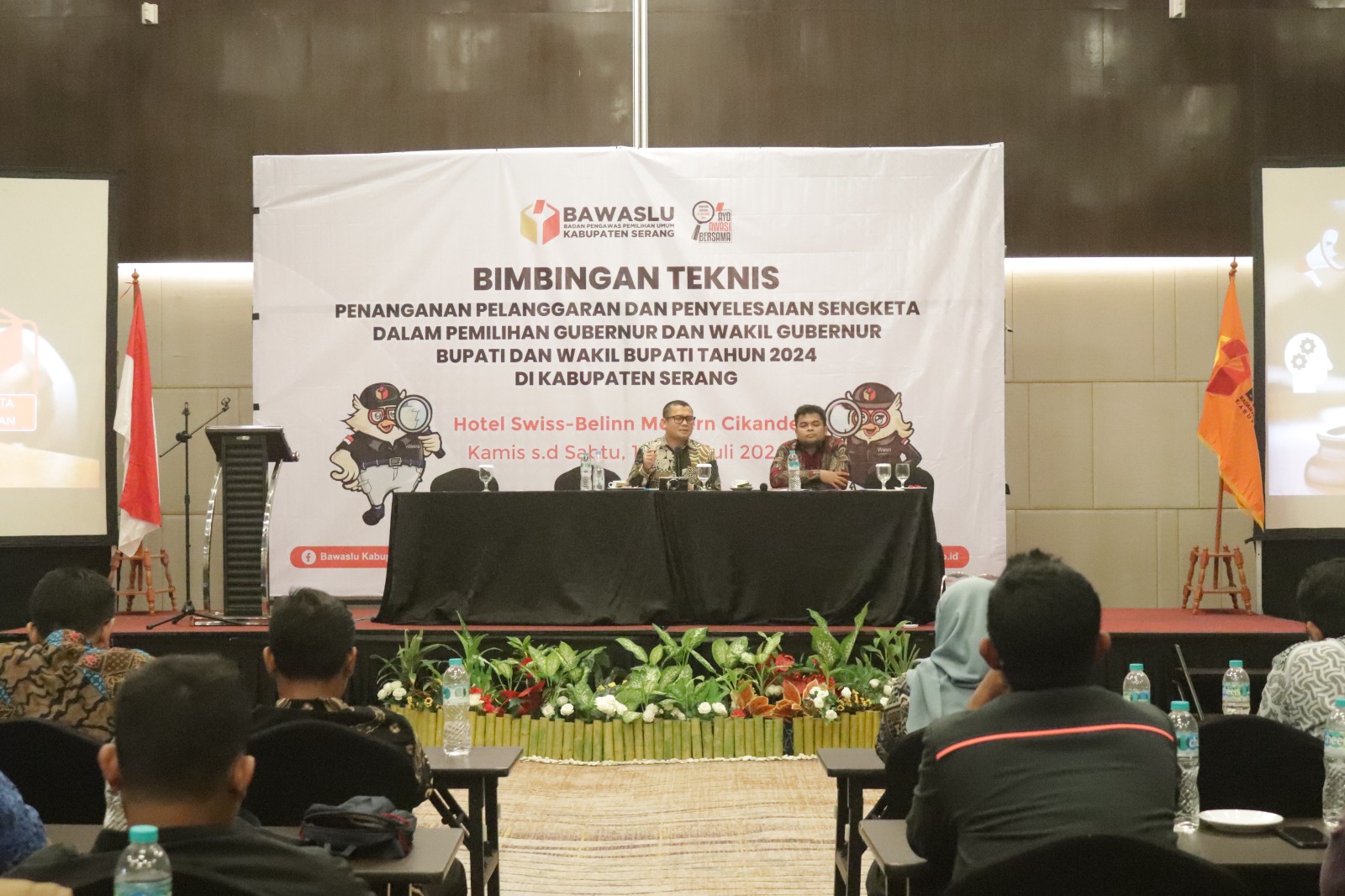 Wakil Dekan I FH Untirta Menjadi Narasumber Bimbingan Teknis Bawaslu Kabupaten Serang