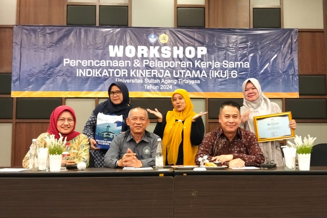 FH Untirta mendapatkan gelar Program Studi teraktif dalam melaporkan kerja sama IKU6